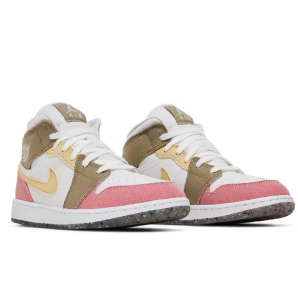 Jordan Other - Nike Air Jordan 1 Mid Special Edition GS 'Pastel Grind'